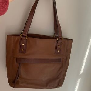 Leather Fossil Tote